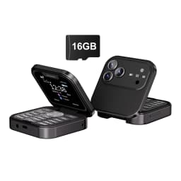 2026 NEW SERVO I18 Pro Flip Mobile Phone 4G LTE Type-C Call Recording FM Radio Blacklist Dual SIM 1.77' Mini Fold Cellphone