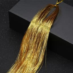93/120cm Sparkle Synthetic Hair Extensions Tinsel Rainbow Colored Strands Girls Headwear Hairbinge Hair Laser False Decor