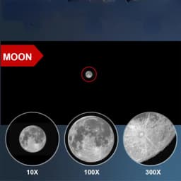 Professional HD Monocular Telescope 10-300x Zoom Long Range Portable for Hunting and Outdoor Activities