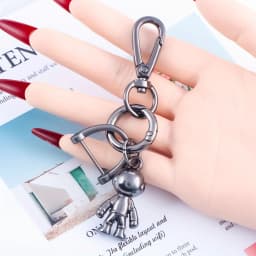 2PCS Swivel Clasp Clip, Double Opening Snap Hook Metal Swivel Clasps Lanyard Snap Hook Clasp for Keychains Bags Purses Lanyard