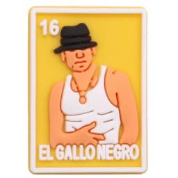 1pcs Mexican Playing Cards PVC Funny Figures Garden Shoe Charms Clog Buckle Decorations For Wristbands Boys Girls Party Present