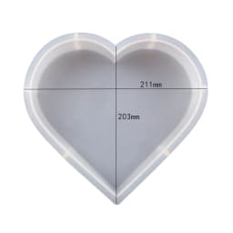 DIY Geometry Large Cube Specimen Love Epoxy Resin Mold Round Rectangle Mirror Silicone Molds For Resin Casting Making Home Decor