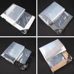 95% Clear PEVA Rainproof Cloth Patio Pergola See Through Tarp Curtain Home Window Keep Warm Film Outdoor Transparent Tarpaulin