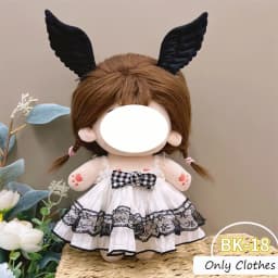 Cute Dres JK Uniform Clothes for 20cm Cotton Plush Cartoon DIY Doll Dress Up Clothing Skirt Suit Socks Toy Accessories Girl Gift