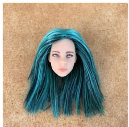 1/6 Vintage Doll Heads Princess For 30cm Solid Male Soldier Sculpt Female Children Playing Birthday Gifts