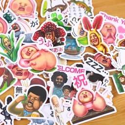 40pcs Creative Cute Self-made Peach People Scrapbooking Stickers /decorative Sticker /DIY Craft Photo Albums Kawaii