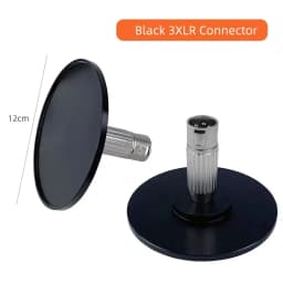 Telescopic Linear Actuator End Quick Connector M6 M8 to 3XLR Connector Adapter Suction Cup Linear Motor Attachments Parts