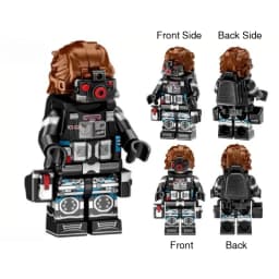 Military Soldier Building Blocks, Special Agent DIY Assembly Brick Toy, Collectible Action Figure Model Desktop Ornament