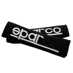 2pcs JDM Style Suede Seat Belt Cover Soft Harness Pads Shoulder Pad Embroidered Logo