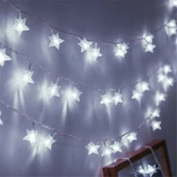 LED String Lights Outdoor Star Chain Lights Garland Lights Bulb Fairy Lights Party Home Wedding Garden Decor