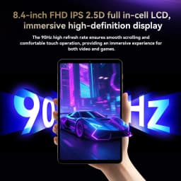 BNCF Bpad T1 Tablet Unisoc T7300 8.4 Inch Kids Mini Android 16 Tablet 8GB RAM 90Hz 128GB Storage Gaming E-Reader 4G LTE Call