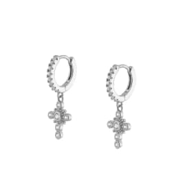 CRMYA Gold Silver Filled Hoop Earring CZ Zircon Heart Higgle Stud Earrings For Women Jewelry Earings Wholesale Aretes De Mujer