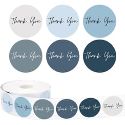 500pcs Round Thank You Stickers for Envelope Seal Labels Gift Packaging decor Birthday Party Scrapbooking Stationery Sticker