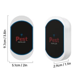 Ultrasonic Pest Repeller Electronic Pest Repeller No Noise Plug-in Insect Repeller Rat Mosquito Repellent for Bat Mosquito