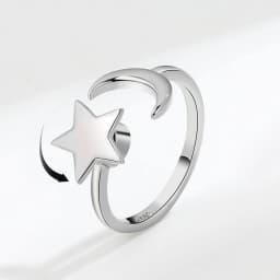 925 Sterling Silver Ring For Women Adjustable Vintage Retro Rings Punk Designer Jewelry Birthday Gift Wholesale