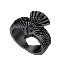 U7 Stainless Steel Big Rings for Man Bird Goat Octopus Shark Serpent Snake Bone Charm Size 7-14 Rock Punk Animal Skull Jewelry