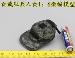 1/6 Scale Soldier Hat Helmet Cover Soldier Boat Cap Grey Miniature Air Marshal Cornice Cap Model 1/6 Soldier Accessories