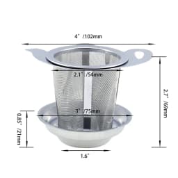 Stainless Steel Tea Infuser Strainer For Spice Colator Ceremony Set Poop Teaware InfusorItem Teapot Sieve