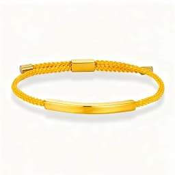Custom Engraved Logo Name SOS Number Bracelet Gold Color Stainless Steel Bracelet for Men Women Adjustable Braided Rope Jewelry