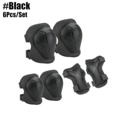 Kids Knee Pads Elbow Pads Age 3-7 Toddler Boys Girls, 6 In 1 Protective Gear Safety Set with Wrist Guard for Skating Cycling New