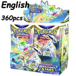 NEW 360PCS Card White Flare Black Bolt Prismatic SPARKS Scarlet Violet 151 English Booster Battle Transaction Gift