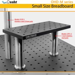 300x100mm Optical Flat Solid Aluminum Breadboard Matrix Aluminum Breadboard M4 M6 High-Density Taps Thread Optical Experimental