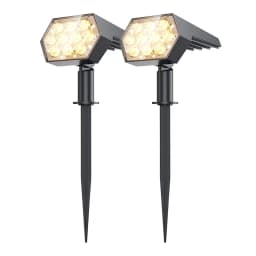 92 LED Solar Lights Outdoor Solar Spot Lights Outdoor IP67 Waterproof Solar Garden Lights 2 In 1 for Yard Garden Porch