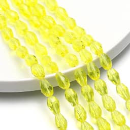1 Strand 6-12mm Spacer Water Drop Beads AB Shine Glass Crystal Drop Pendant for DIY Earing Bracelet Jewelry Making Accessories