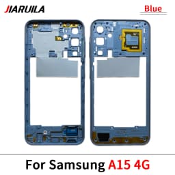 NEW For Samsung A15 4G A155 A15 5G A156 Middle Frame Housing Frame Panel Rear Housing Case Panel Replacement Part