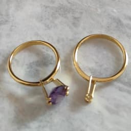 Metal Spring Type Ring Diamond Four-Claw Tweezers Stone Gemstone Holder Display Jewelry Tools Wedding Ring Try-on Equipment 1PC