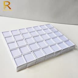 Lot of 70 Clear Gemstone Display Box Face Bare Stone Gemstone Plastic Clear  Diamond Display Box Gemstone Diamond Container