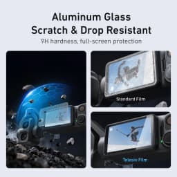 TELESIN AR HD Tempered Film Screen Protector For DJI OSMO Pocket 4P Lens Protective Glass Dustproof for Pocket 4P Accessories