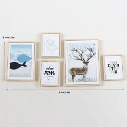 1 Set Doll House DIY Accessories 1:12 Dollhouse Miniature Vintage Mural Photos Wall Picture Scene Decoration