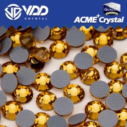 VDD Multi-color ACME+Series Top Quality Glass Hot-Fix Rhinestones Crystal AB Flatback Glitter Strass Stones For Fabric Garment