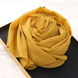 2025 Muslim Hijab Scarf With Zipper Plain Bubble Chiffon Ready to Wear Veiled Hijab Wrap Solid Shawls Headscarf Turban Ramadan