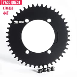 PASS QUEST X110BCD AERO Narrow Wide Chainring for R3000/4700/5800/6800/DA9000 Chainwheel BLACK Gravel Folding Bike Available