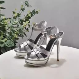 Designer Platform Super High Heels Sandals Women Summer New Open Toe Buckle Ankle Strap Stiletto Wedding Party Shoes
