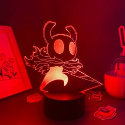 Hollow Knight Game 3D Led Neon Night Lights Birthday Toys Cool Gift For Friends Kids Bedroom Table Colorful Decor Game Lava Lamp