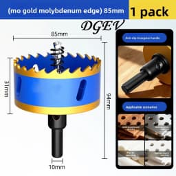 Woodworking Hole Saw Set, Electric Drill Dedicated Hole Saw Drill Bit, Wood Board, Stainless Steel, Gypsum Board Drilling Tool