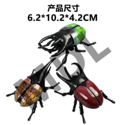 Clockwork beetle model simulation flower beetle movable joint insect winding crawling toy
