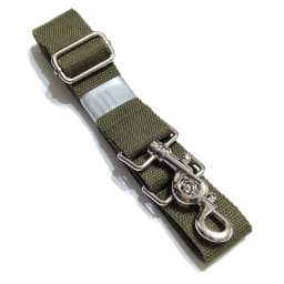 38cm Wide Polyester Cotton Bookbag Strap Military Green Canvas Single Shoulder Slant Cross Strap Bronze Hardware Accessory