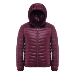 Plus Size Schinteon Men White Duck Down Jacket Ultra Light Thin Casual Coat Outerwear with Hood New Arrival Winter Autumn