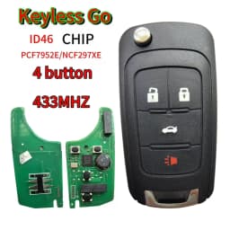 Keyless Go315/433MHz ID46 Smart Remote Key for Chevrolet Cruze Aveo Orlando Trax Buick Lacrosse Encore Regal Verano Opel Vauxhal