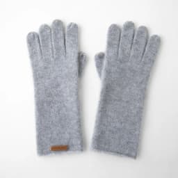 High-Quality Pure Cashmere Five-Finger Gloves Solid Color Long Warm Gloves For Men/Women Winter Outdoor Knitted Mittens Unisex