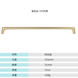 WV Cupboard Handles Kitchen Cabinet Storage Brass Gold Cabinet Door Handles Drawer Knobs Pulls Kitchen Furniture Handle Hardware