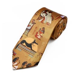 Men's Smooth Soft Polyester 8cm Tie Vintage Cute Giraffe Cat Vegetable Reindeer Pattern Printed Wedding Party Accessory Gift