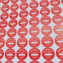 500pcs 10mm Diameter Round Universal Guaranteed VOID Sticker, Warranty Fragile Seal Label