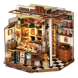 ROBOTIME 3D Wooden Dollhouse Kit Unique Gift Home Decoration Ornament DIY Challenging Miniature House Craft for Adults Teens