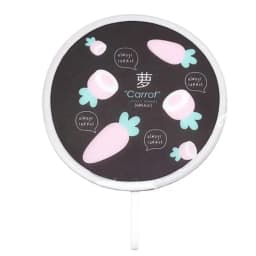 Summer Folding Round Fan Portable Pocket Fan Printed Decorative Handheld Abanico Folding Mini Abanico For Home Decorations