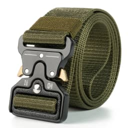 High Quality Outdoor Sport Men Belt Big Size Cloth Fabric Buckle Belt Combat Canvas Belt Outdoor Hunting